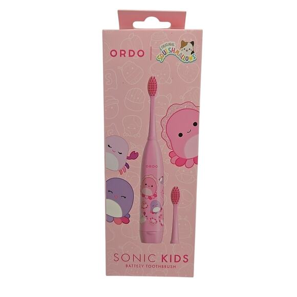 Ordo Sonic Kids Toothbrush Pink Squishmallows Auggie Battery Powered Kawaii NEW - Picture 1 of 2